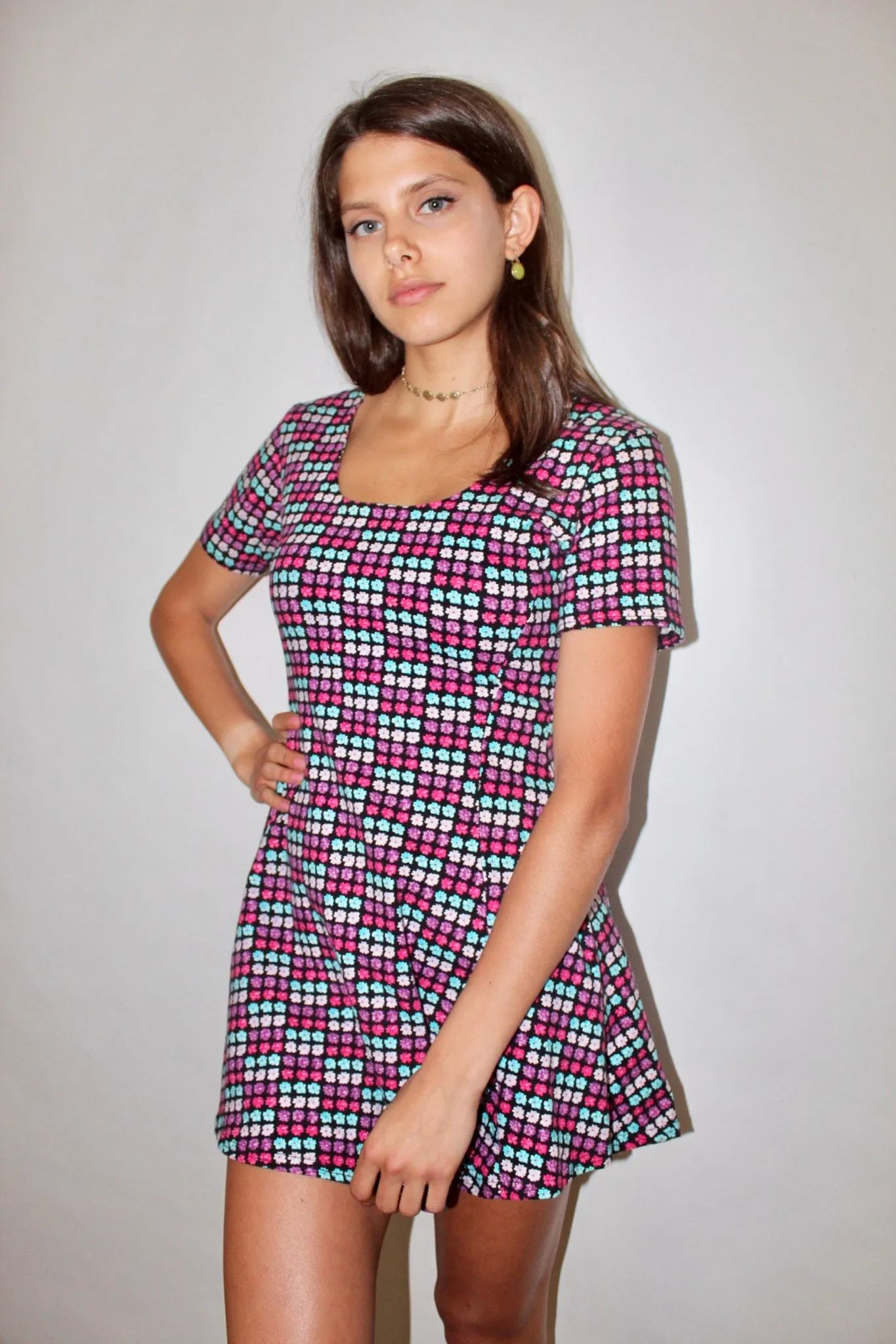 Vintage 90s Mini Swing Dress (S)