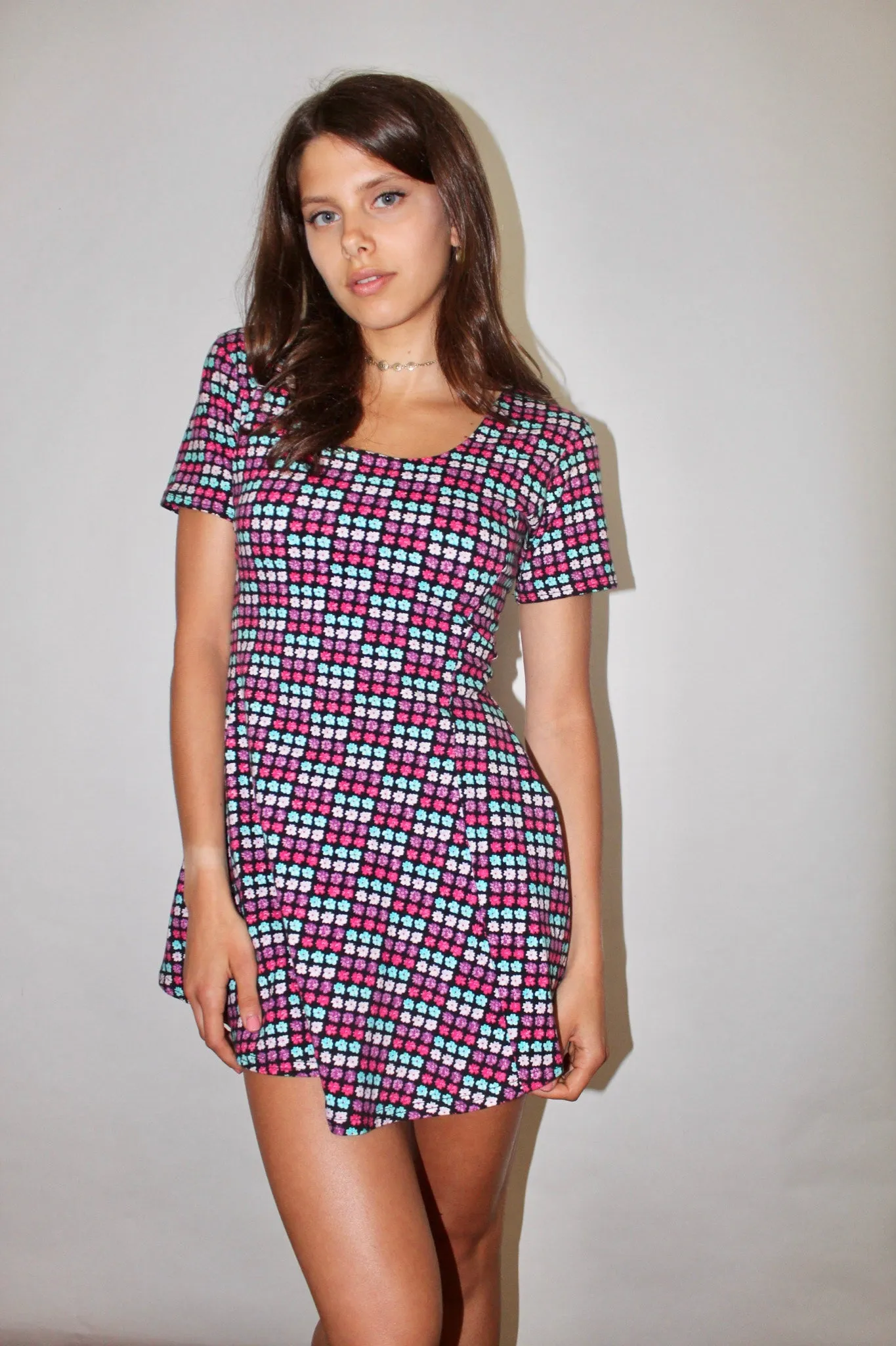 Vintage 90s Mini Swing Dress (S)