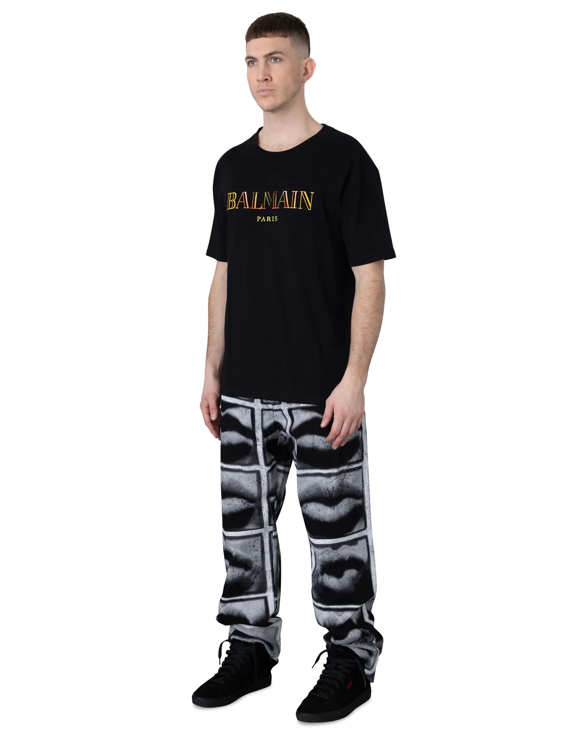 Vintage Balmain Embroidered T-Shirt