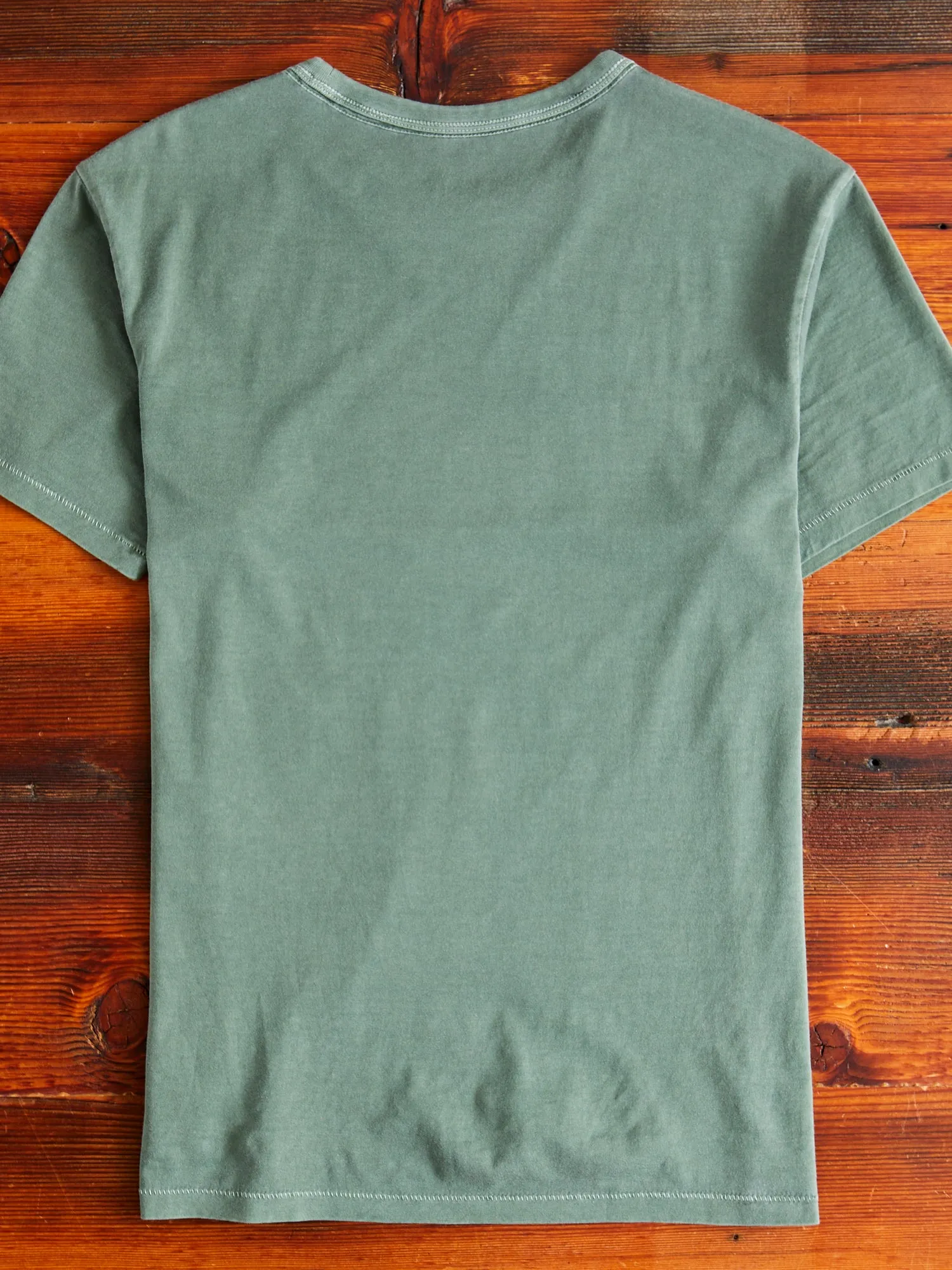 Vintage Knit T-Shirt in Forest Green