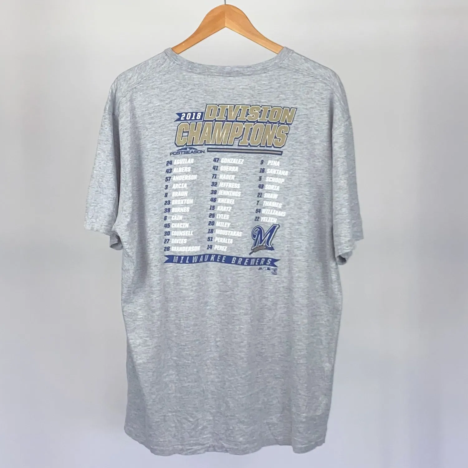 Vintage MLB Brewers Champions Tee - XL
