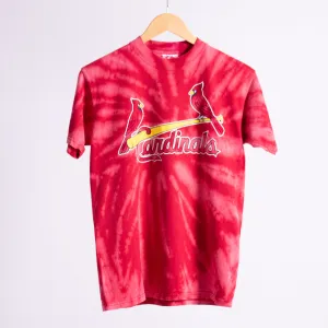 Vintage MLB Cardinals Tie Dye Tee - Small