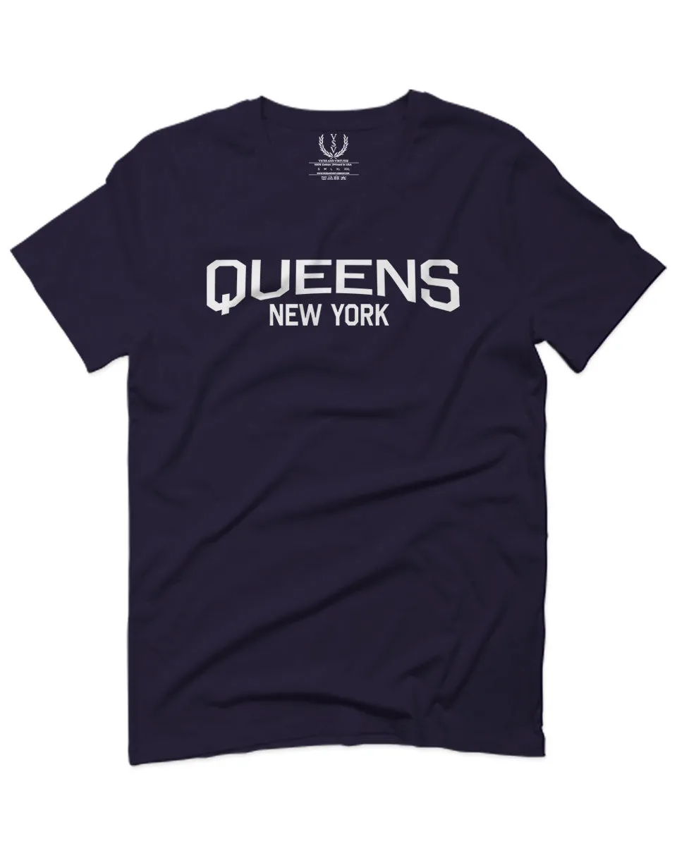 Vintage New York Queens NYC Cool Hipster Street wear For men T Shirt