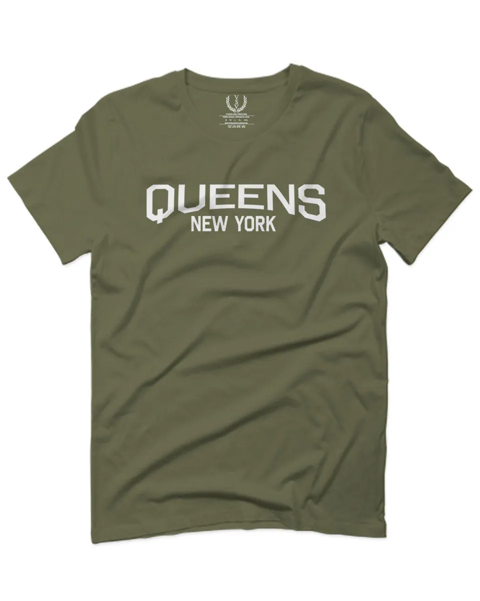 Vintage New York Queens NYC Cool Hipster Street wear For men T Shirt