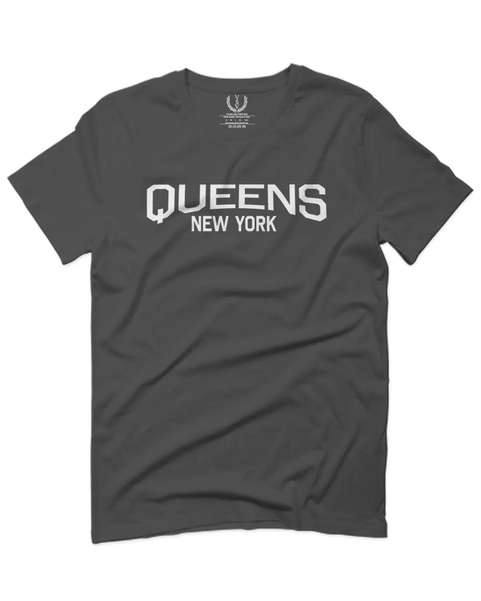 Vintage New York Queens NYC Cool Hipster Street wear For men T Shirt