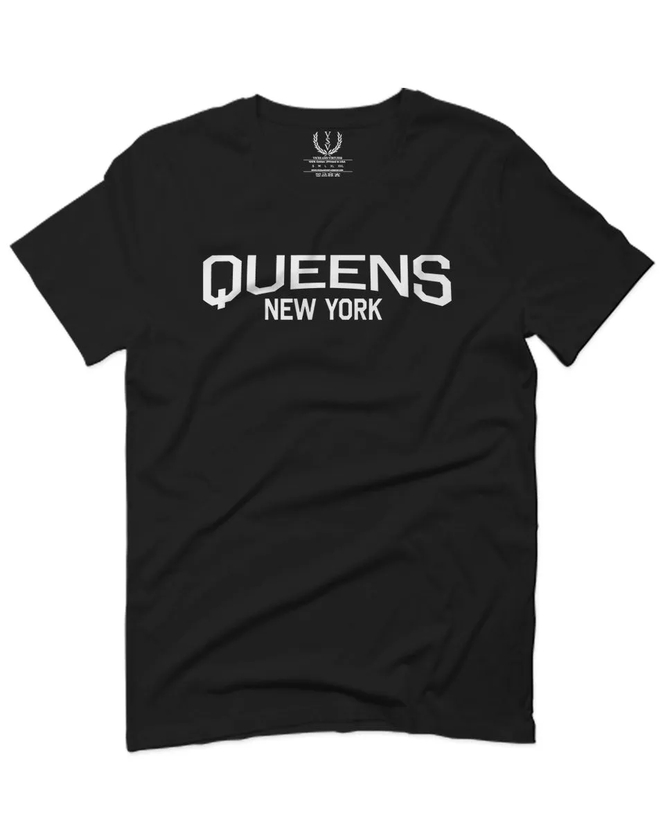 Vintage New York Queens NYC Cool Hipster Street wear For men T Shirt