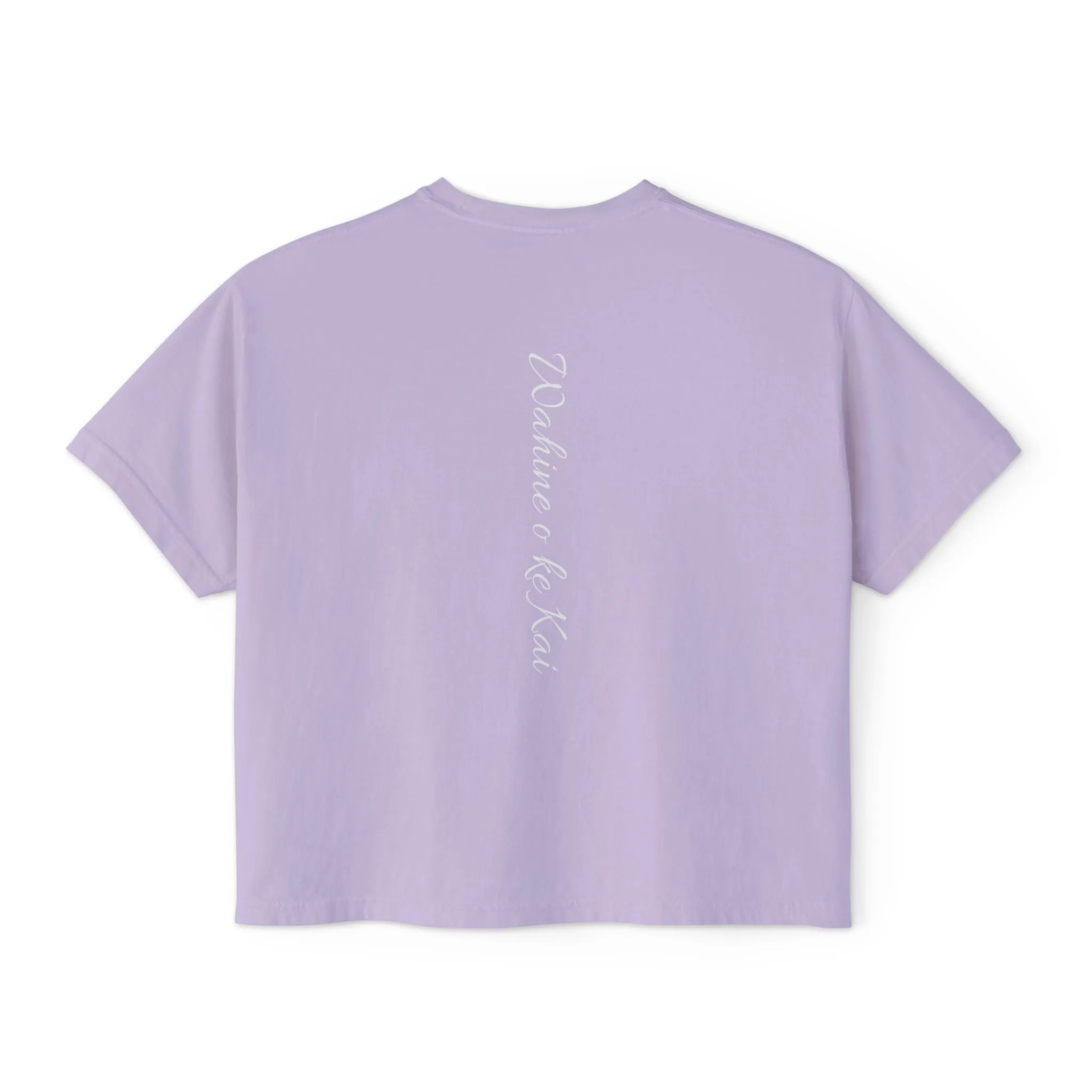 Wahine Quilt Boarder Boxy Tee