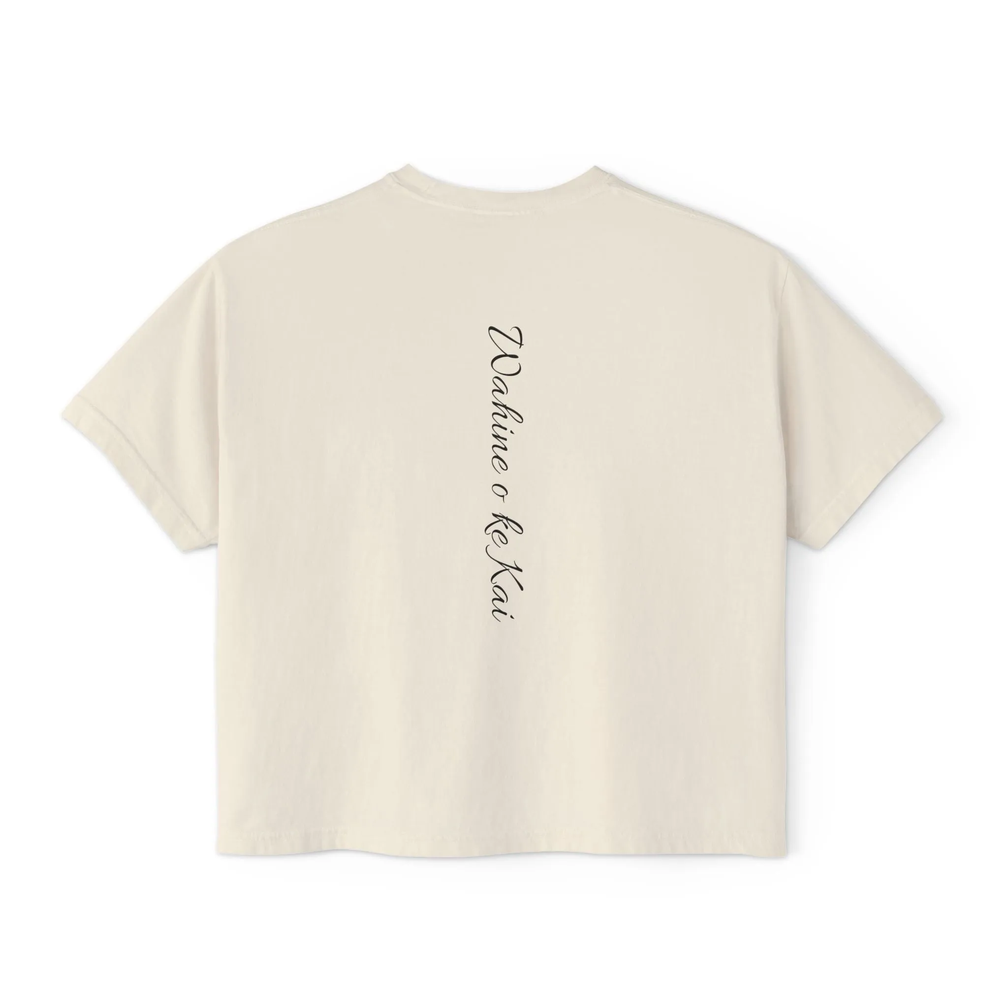Wahine Quilt Boarder Boxy Tee