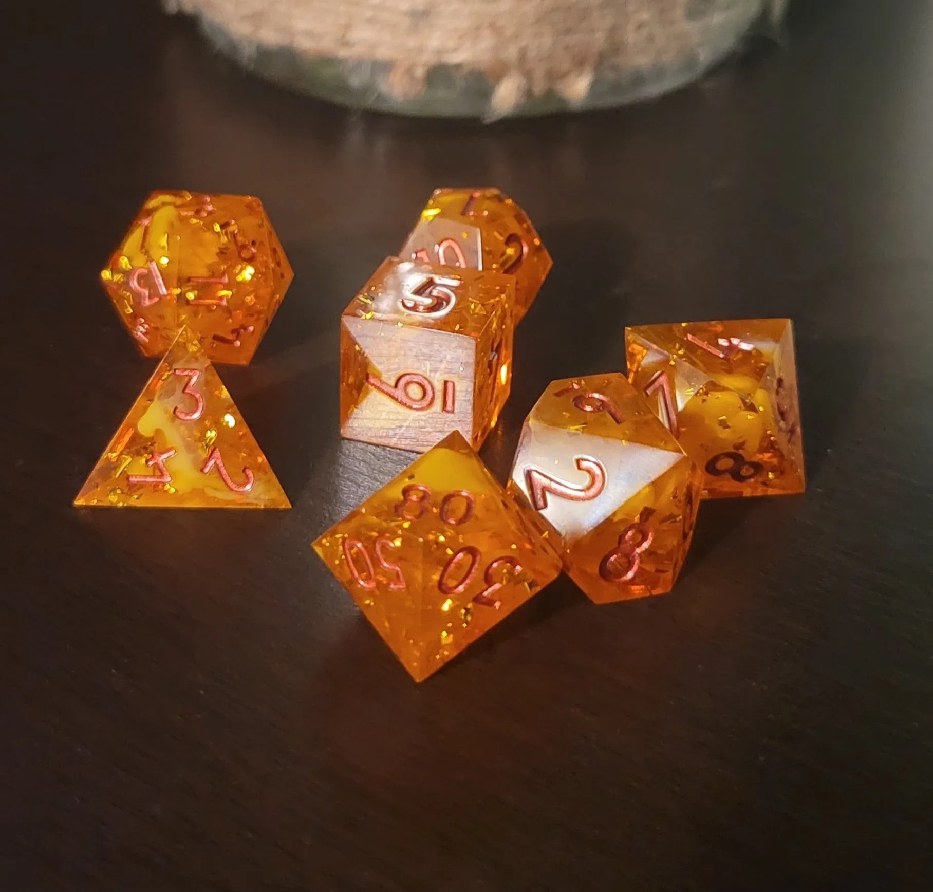 Waning Flames of Summer Sharp Edge Dice