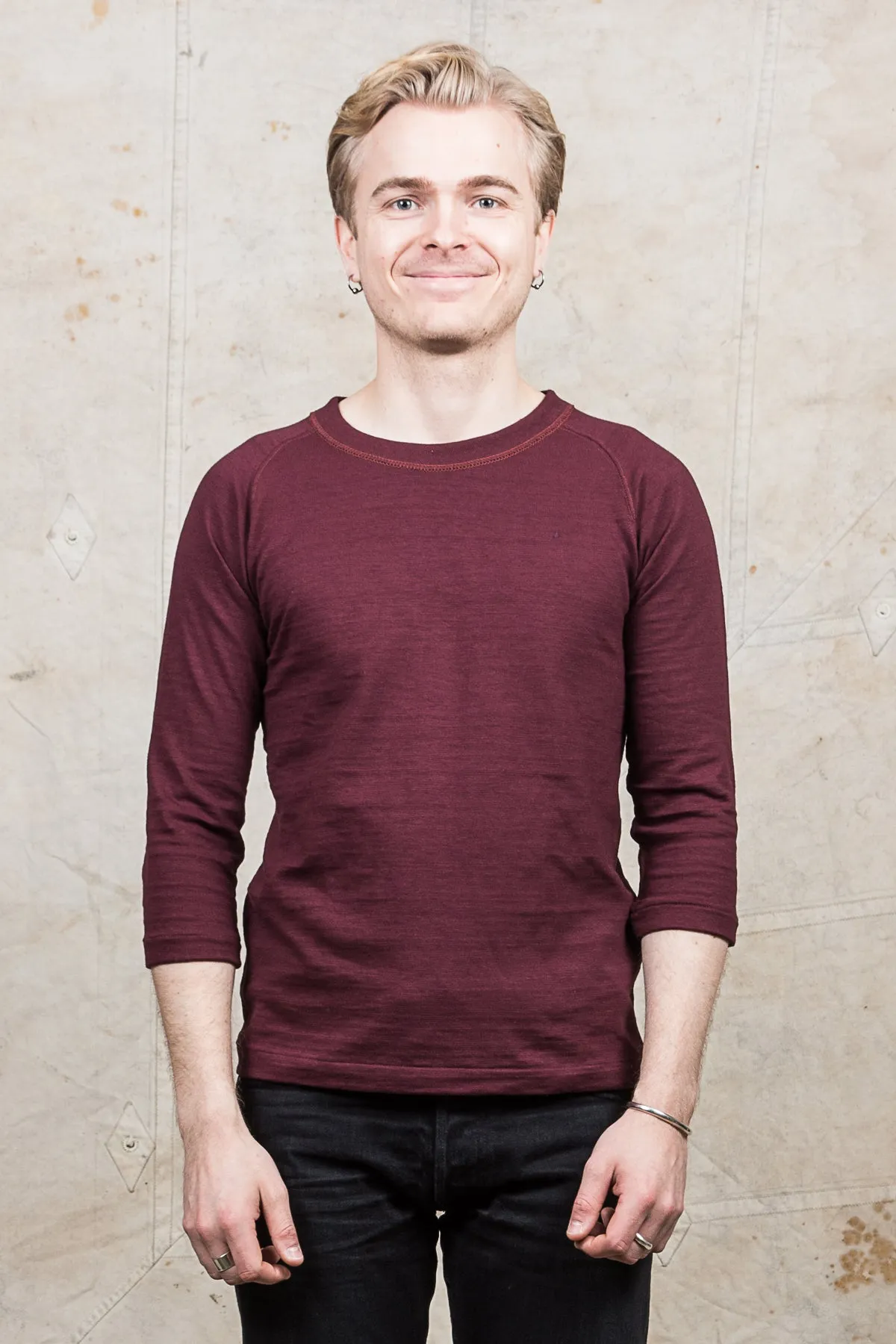 Warehouse & Co Freedom T-shirt Bordeaux