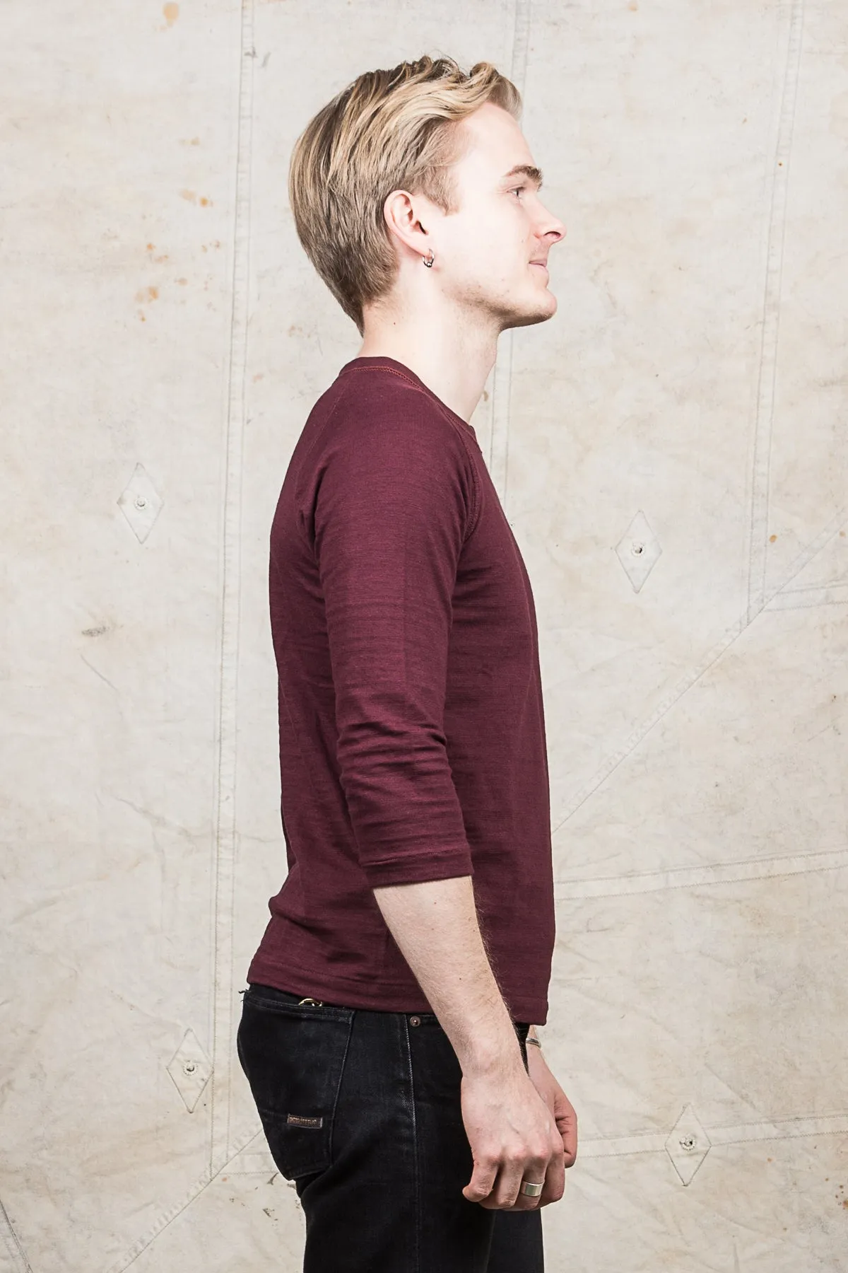 Warehouse & Co Freedom T-shirt Bordeaux