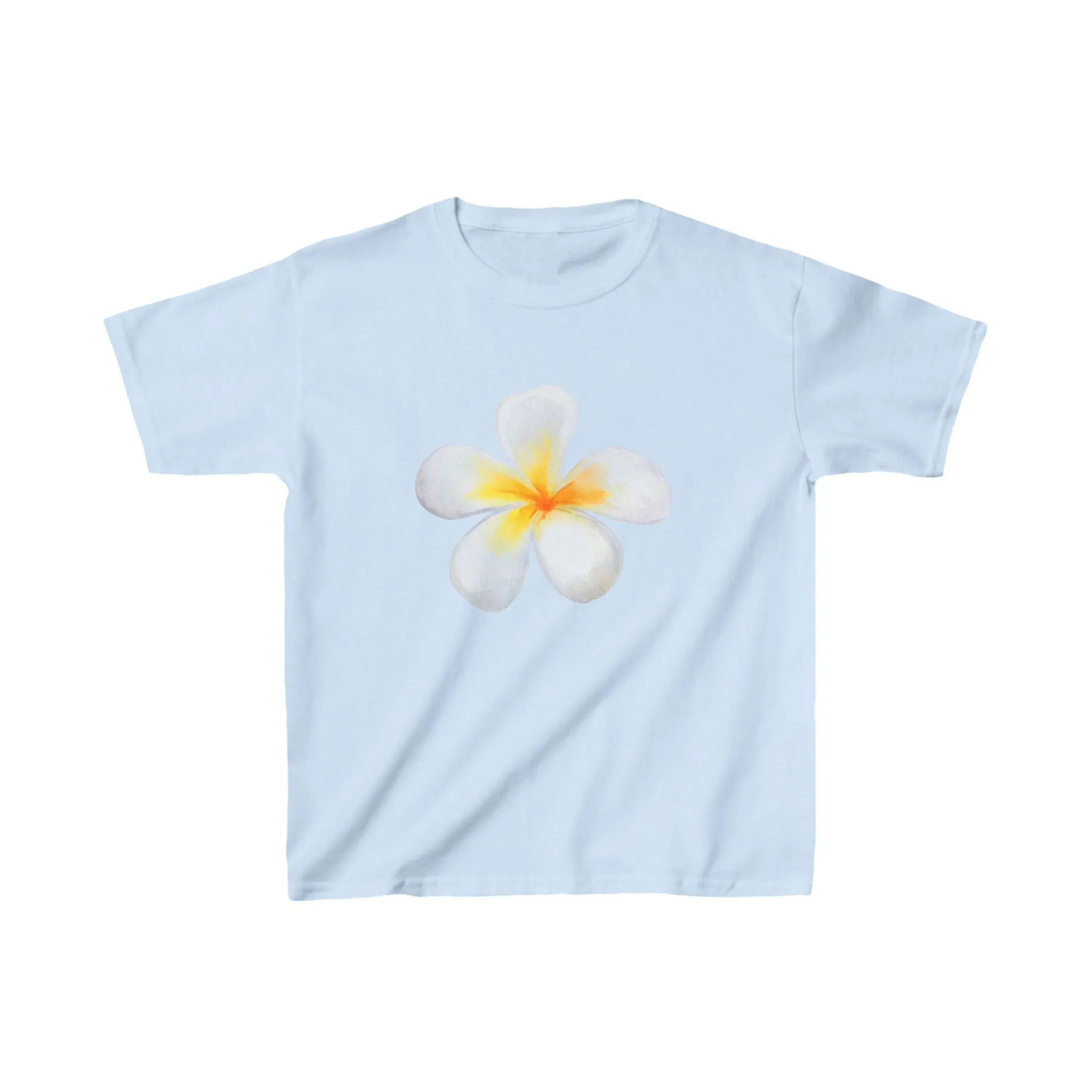 Watercolour Flower Boxy Tee