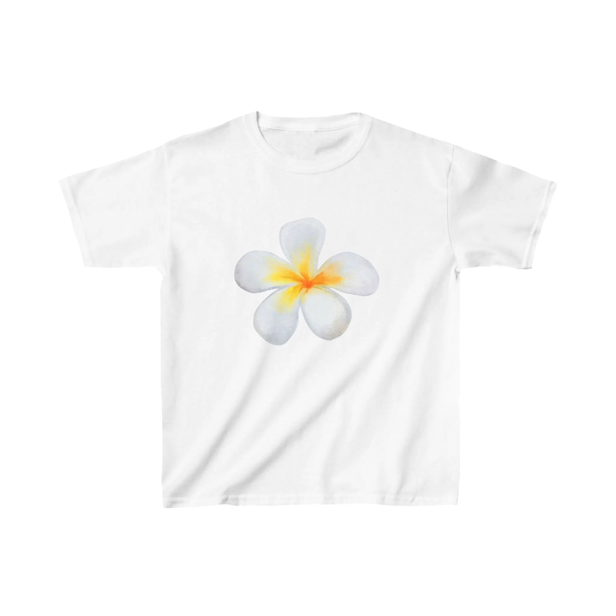 Watercolour Flower Boxy Tee