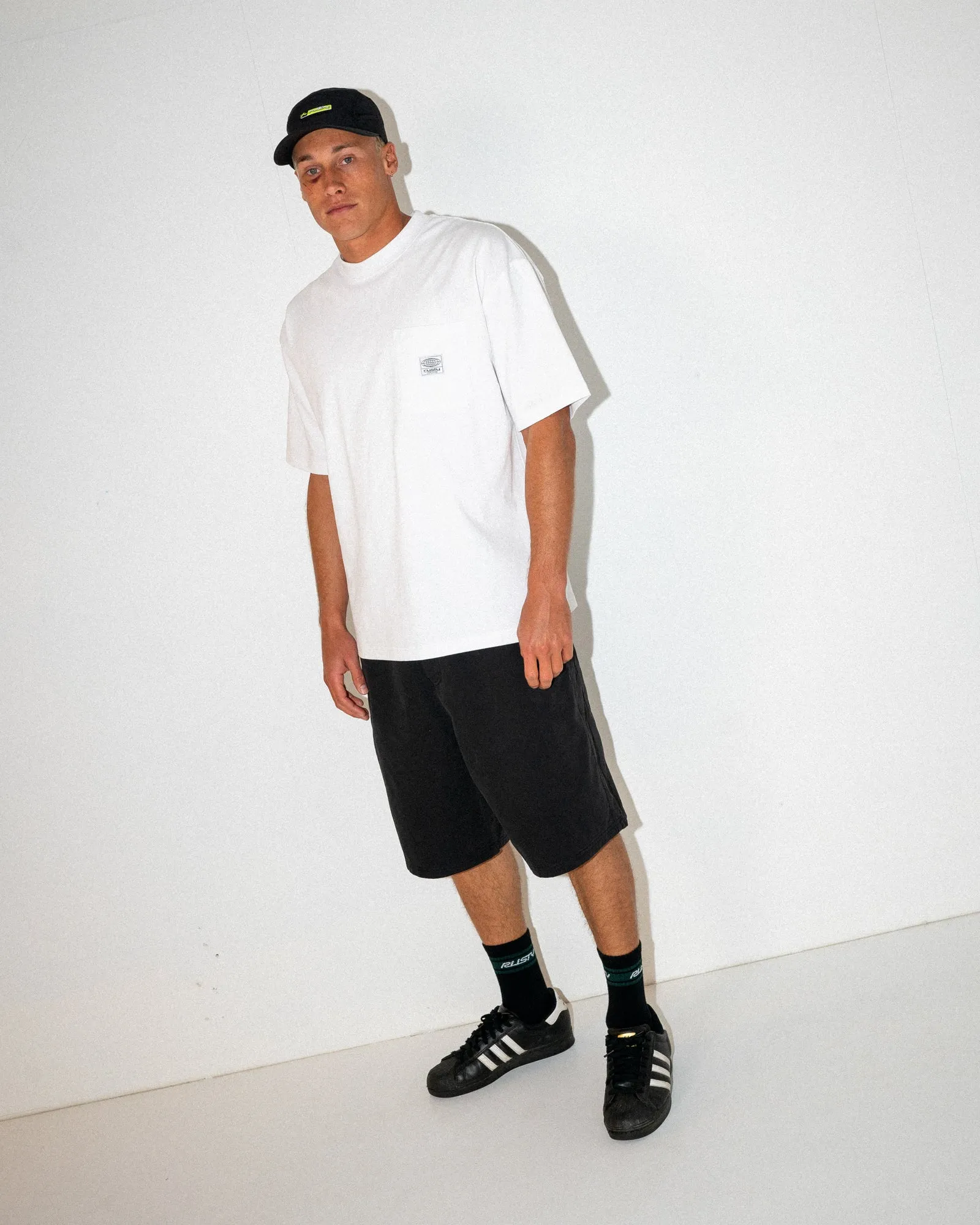 Wear Eva 22" Elastic Waist Baggy Short