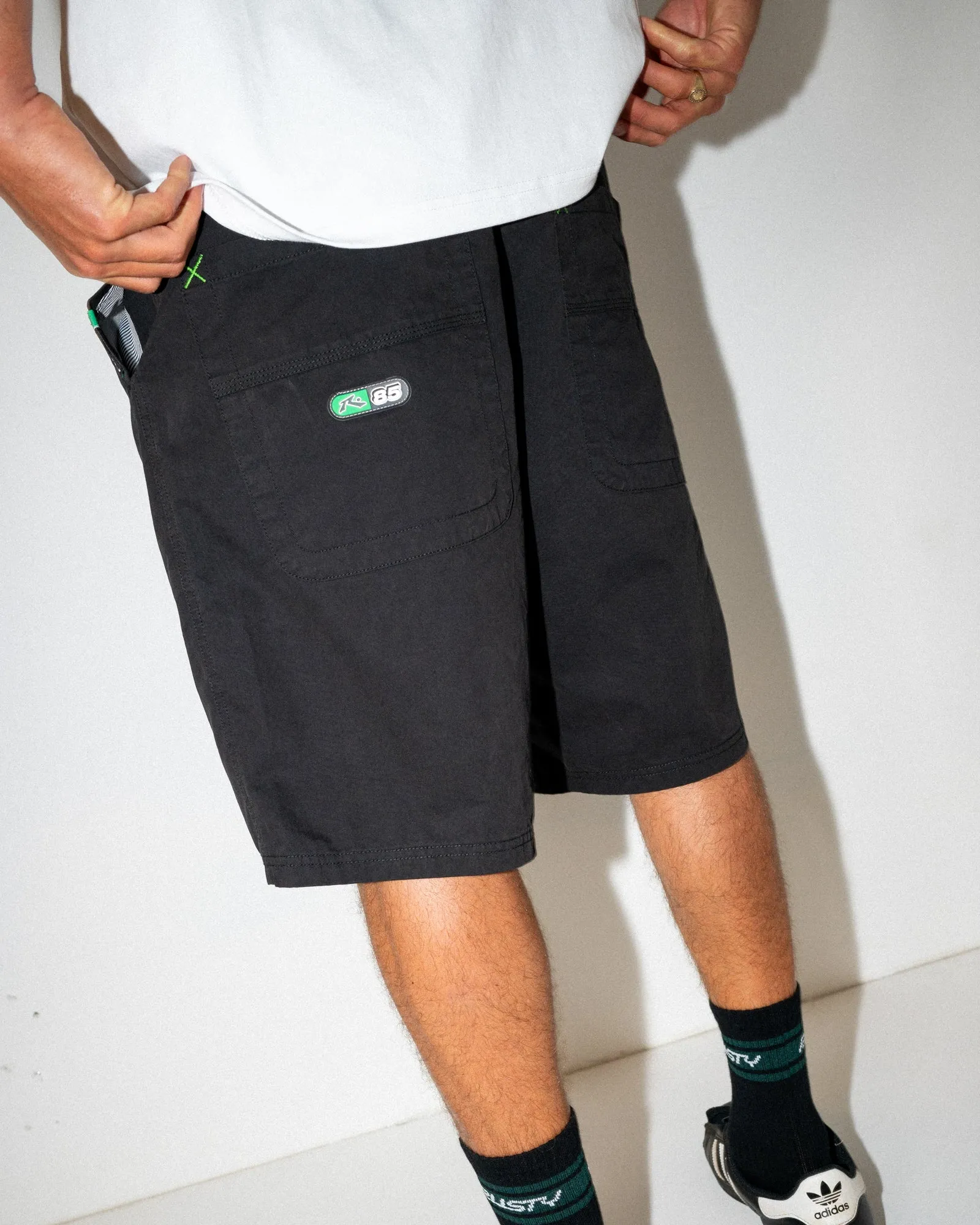 Wear Eva 22" Elastic Waist Baggy Short