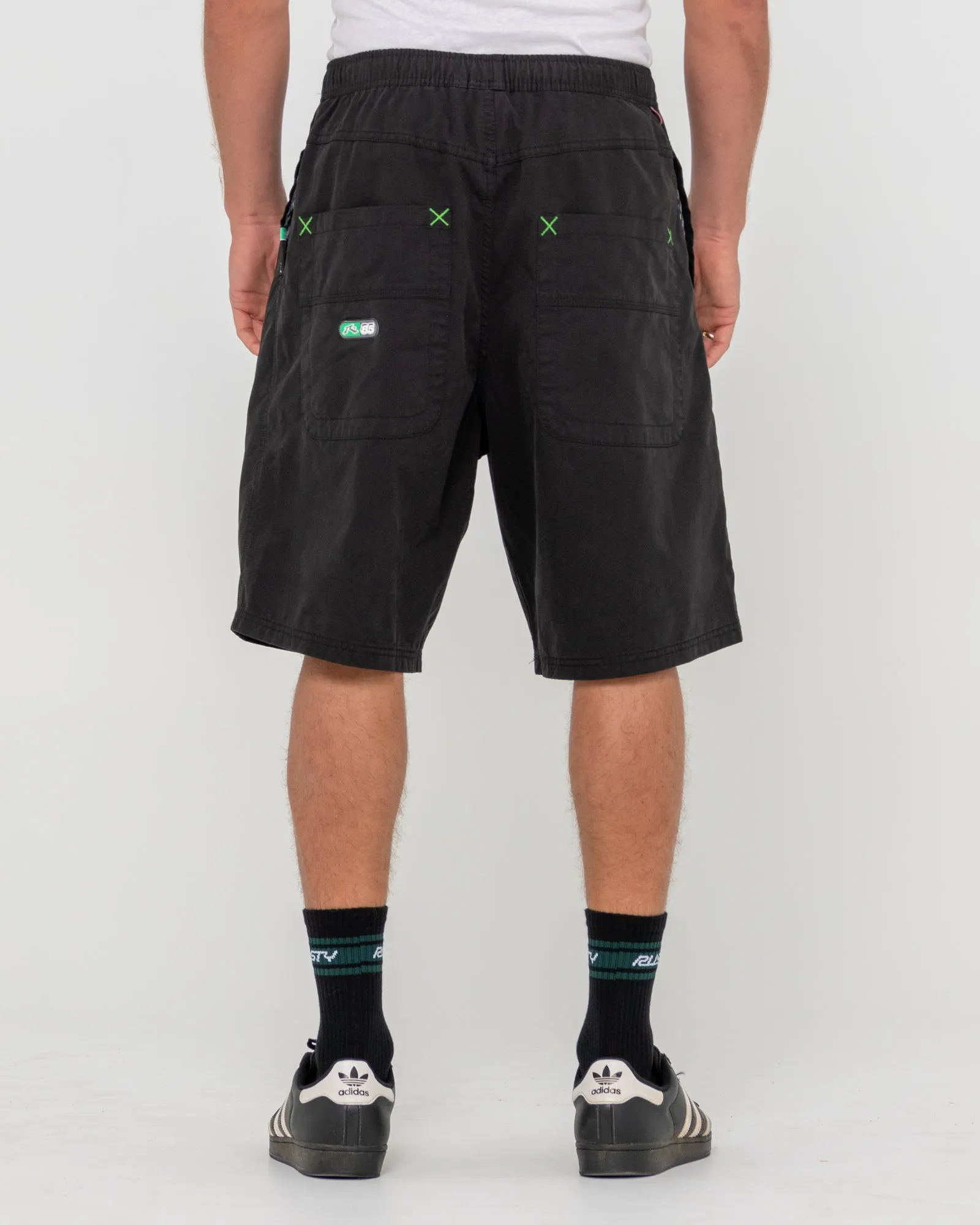 Wear Eva 22" Elastic Waist Baggy Short