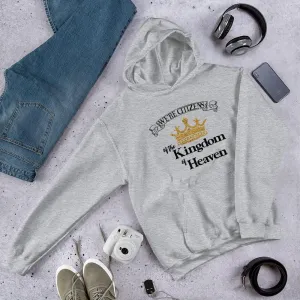 We're Citizens, Unisex Adult Hooded Sweatshirt-Black Text