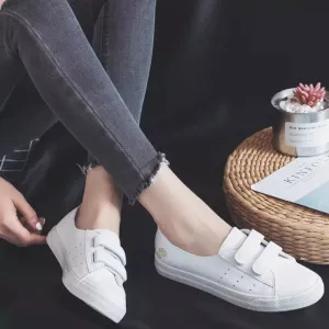 White Scratch Sneakers