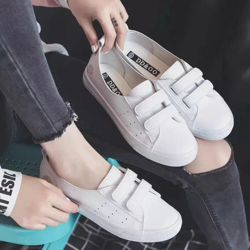 White Scratch Sneakers
