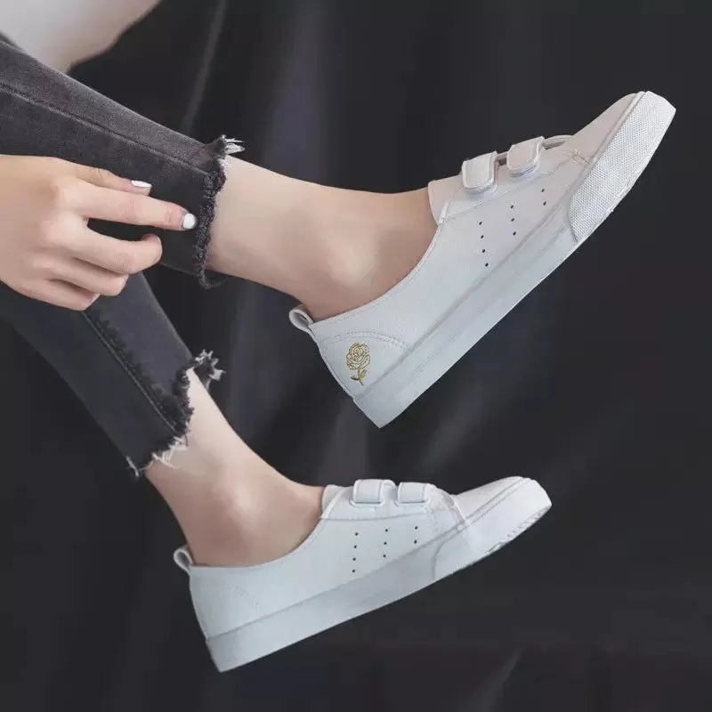 White Scratch Sneakers