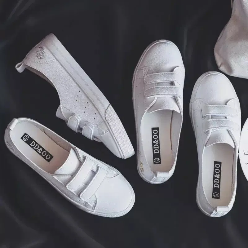 White Scratch Sneakers