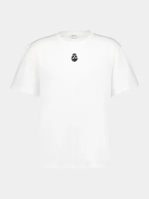 White Skull Cotton T-Shirt
