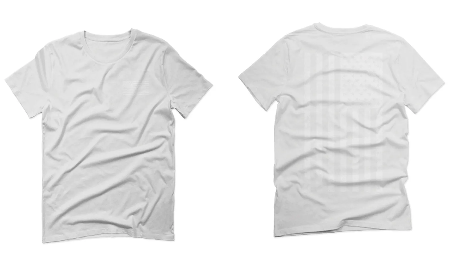 White Vintage American Flag United States America Marine USA For men T Shirt