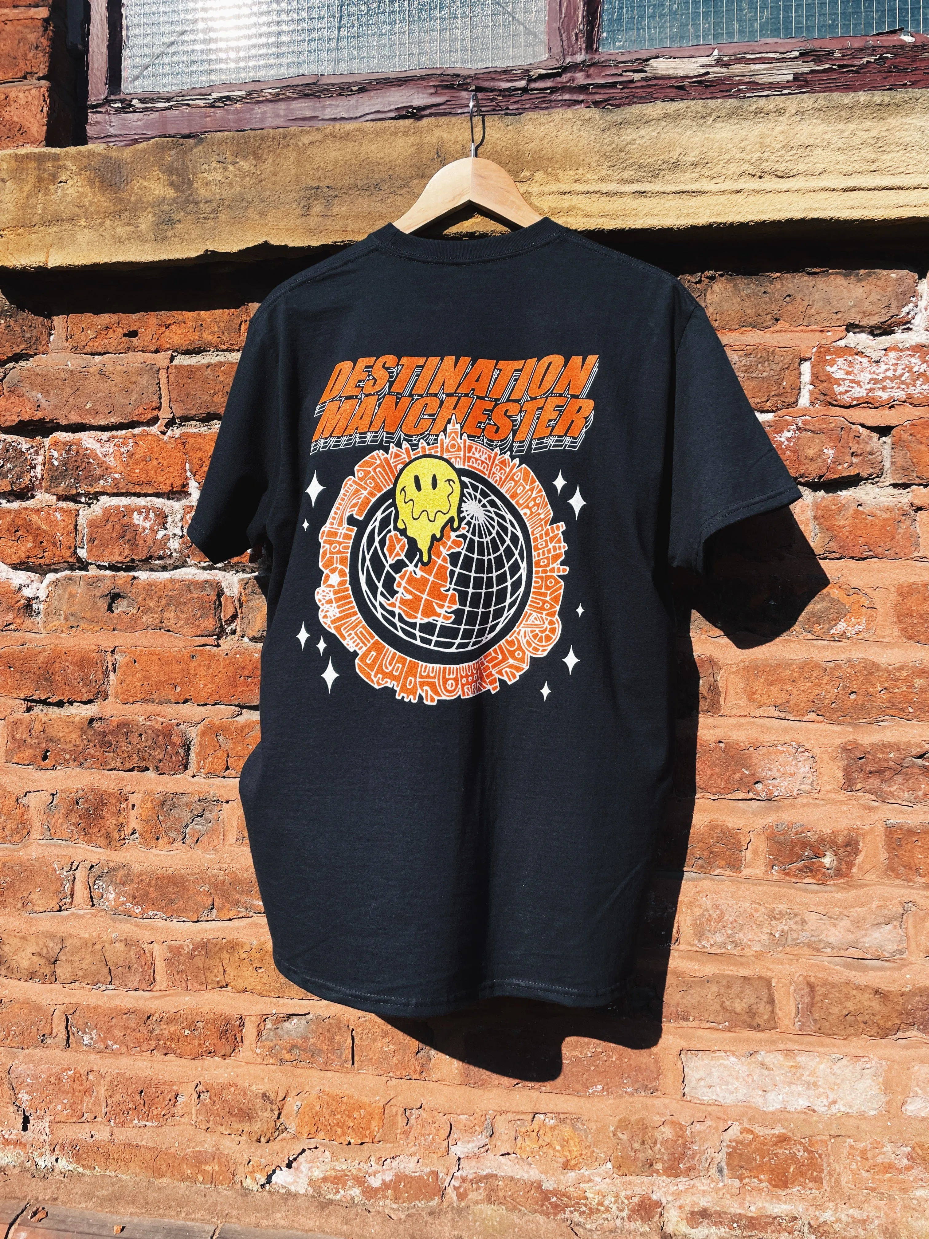 WHP x UN:IK 'Destination Manchester' Tee - Black