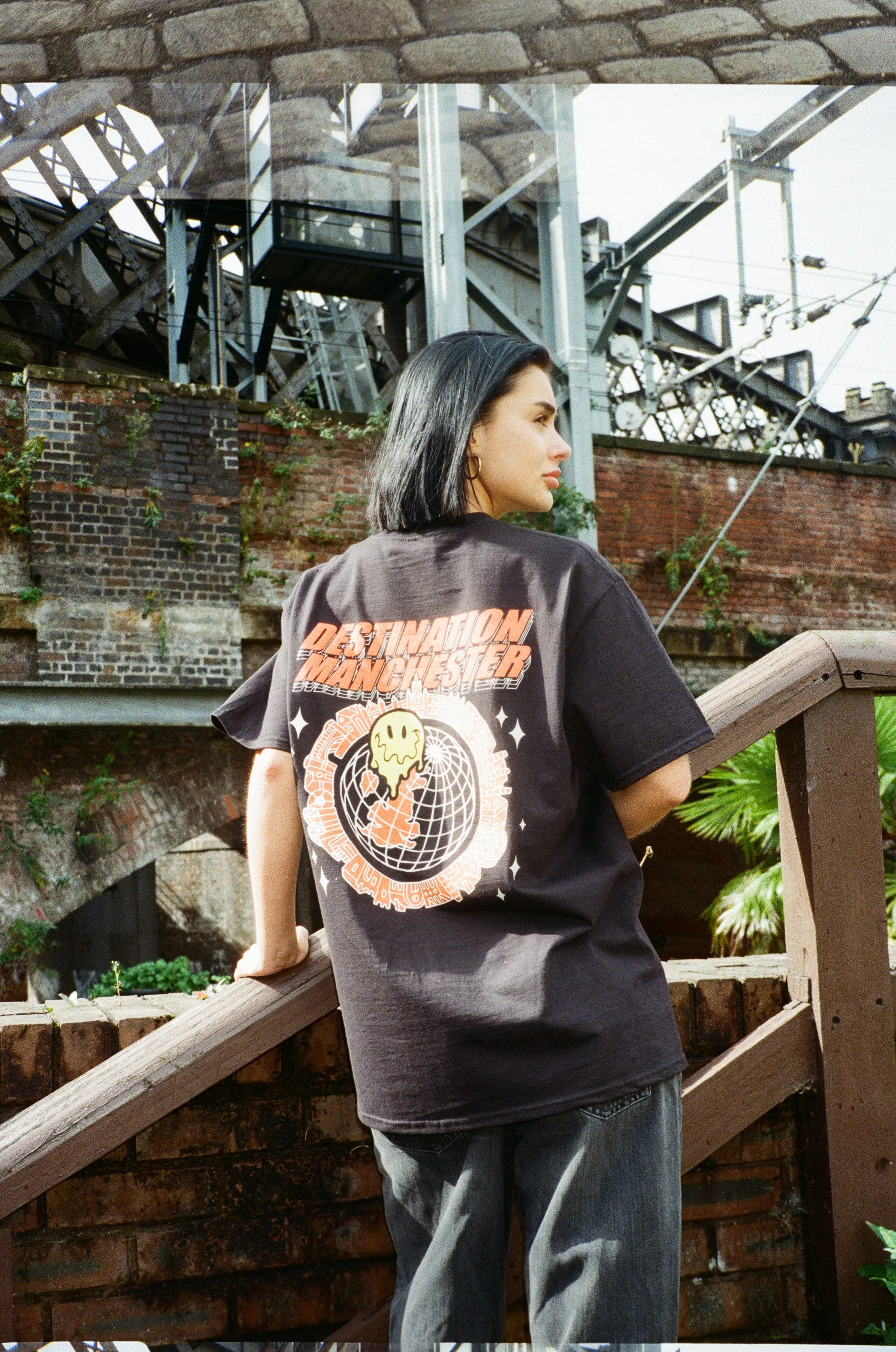 WHP x UN:IK 'Destination Manchester' Tee - Black