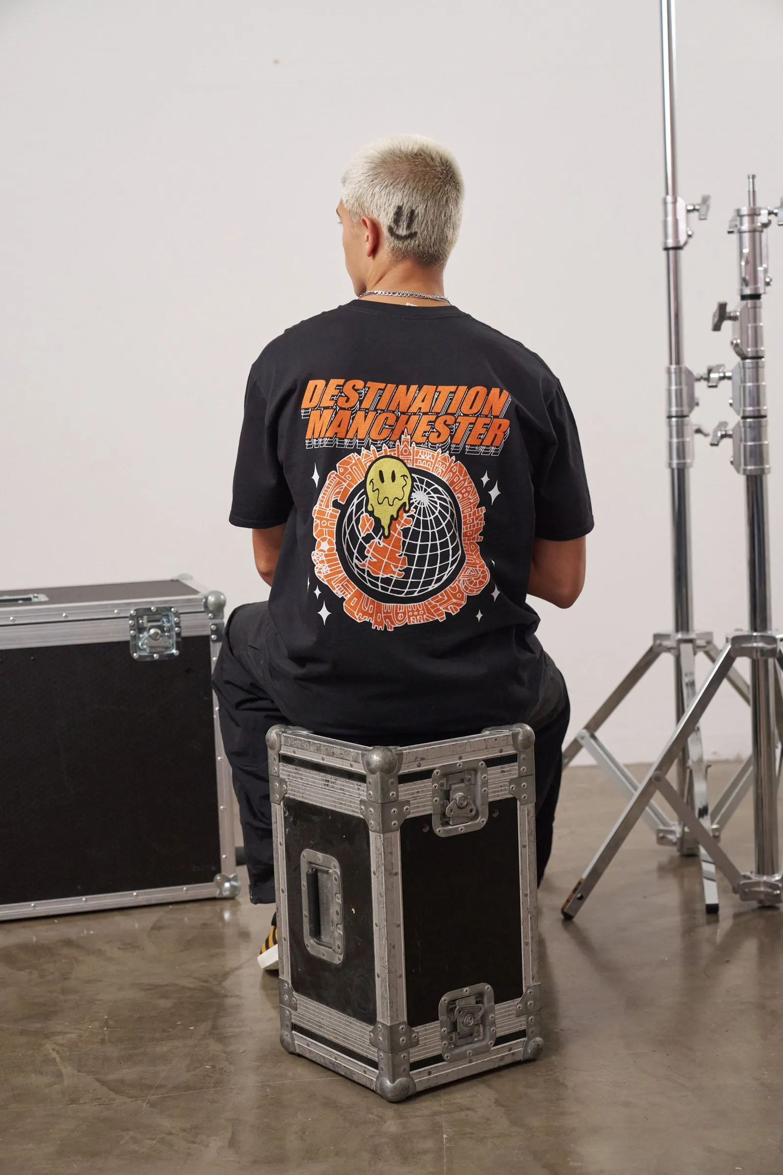 WHP x UN:IK 'Destination Manchester' Tee - Black