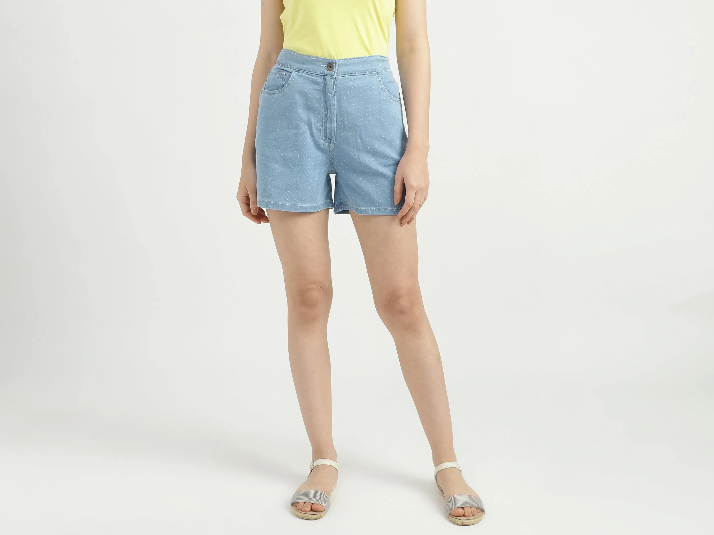 Women Printed Regular Fit Shorts
