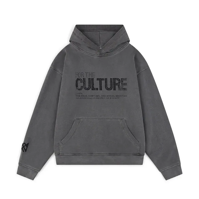Women's Autumn Hooded Hoodie - American Style Retro Brand Thickened Jacket Personalized Trendy Autumn Clothing