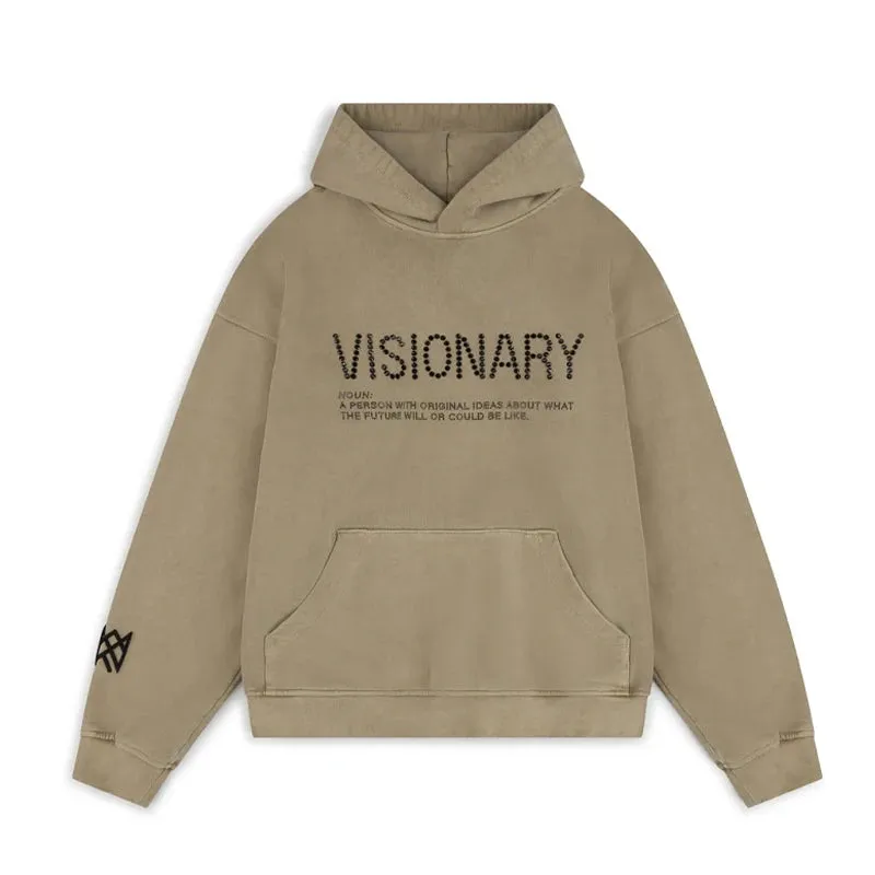 Women's Autumn Hooded Hoodie - American Style Retro Brand Thickened Jacket Personalized Trendy Autumn Clothing