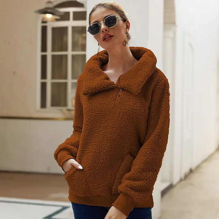 Women's cozy knit winter jumper – casual & warm (Injustice)