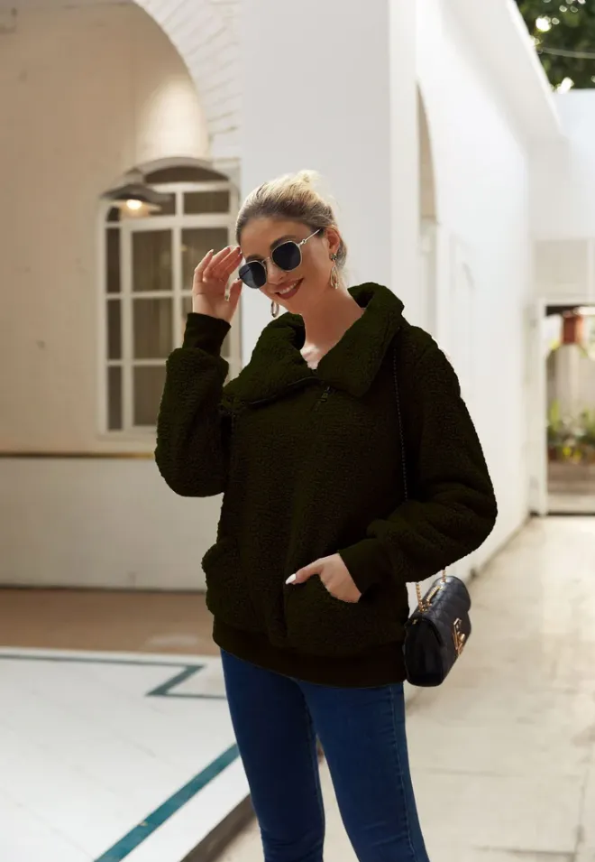 Women's cozy knit winter jumper – casual & warm (Injustice)
