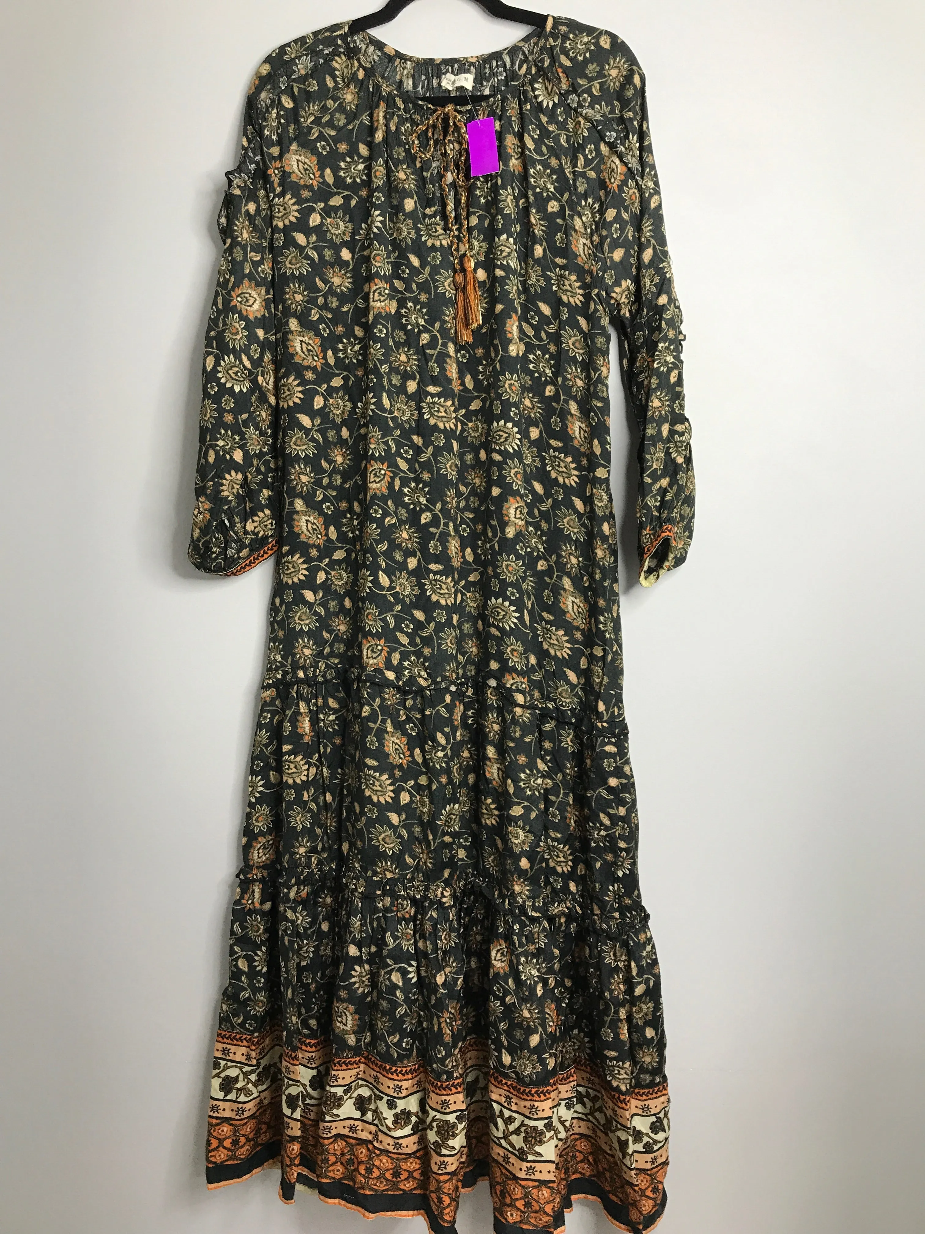Womens Size Med Misses Green natural life Dress