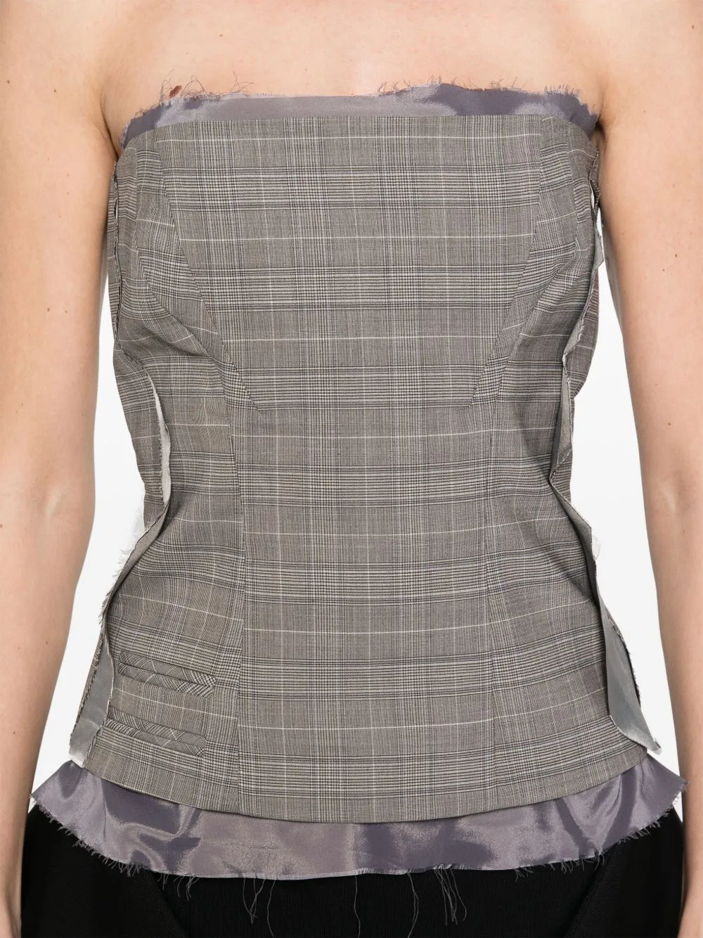 Wool blend corset
