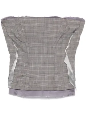 Wool blend corset