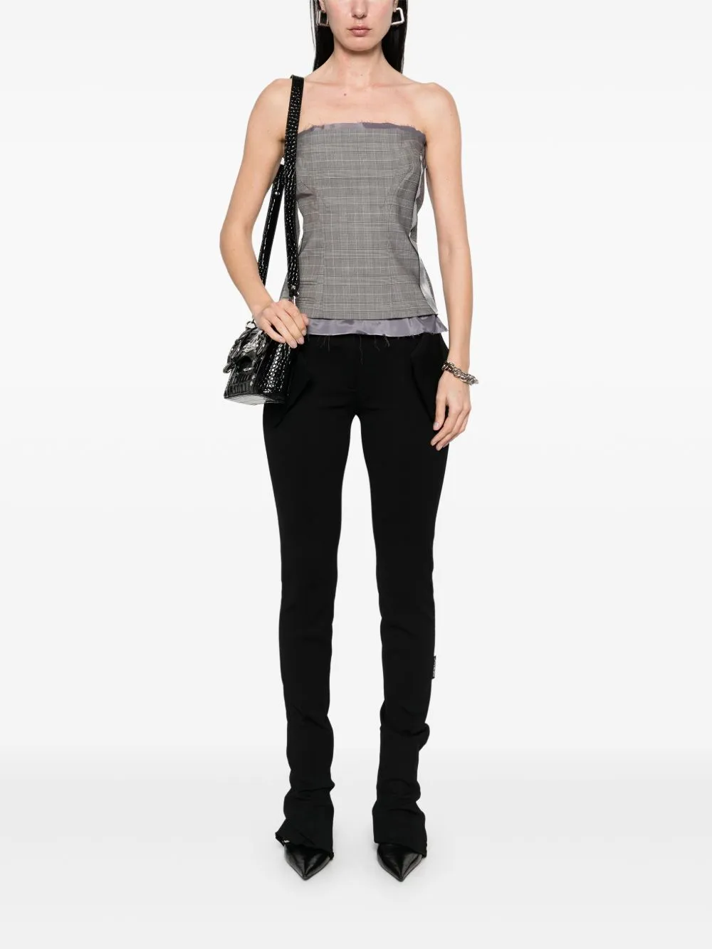Wool blend corset