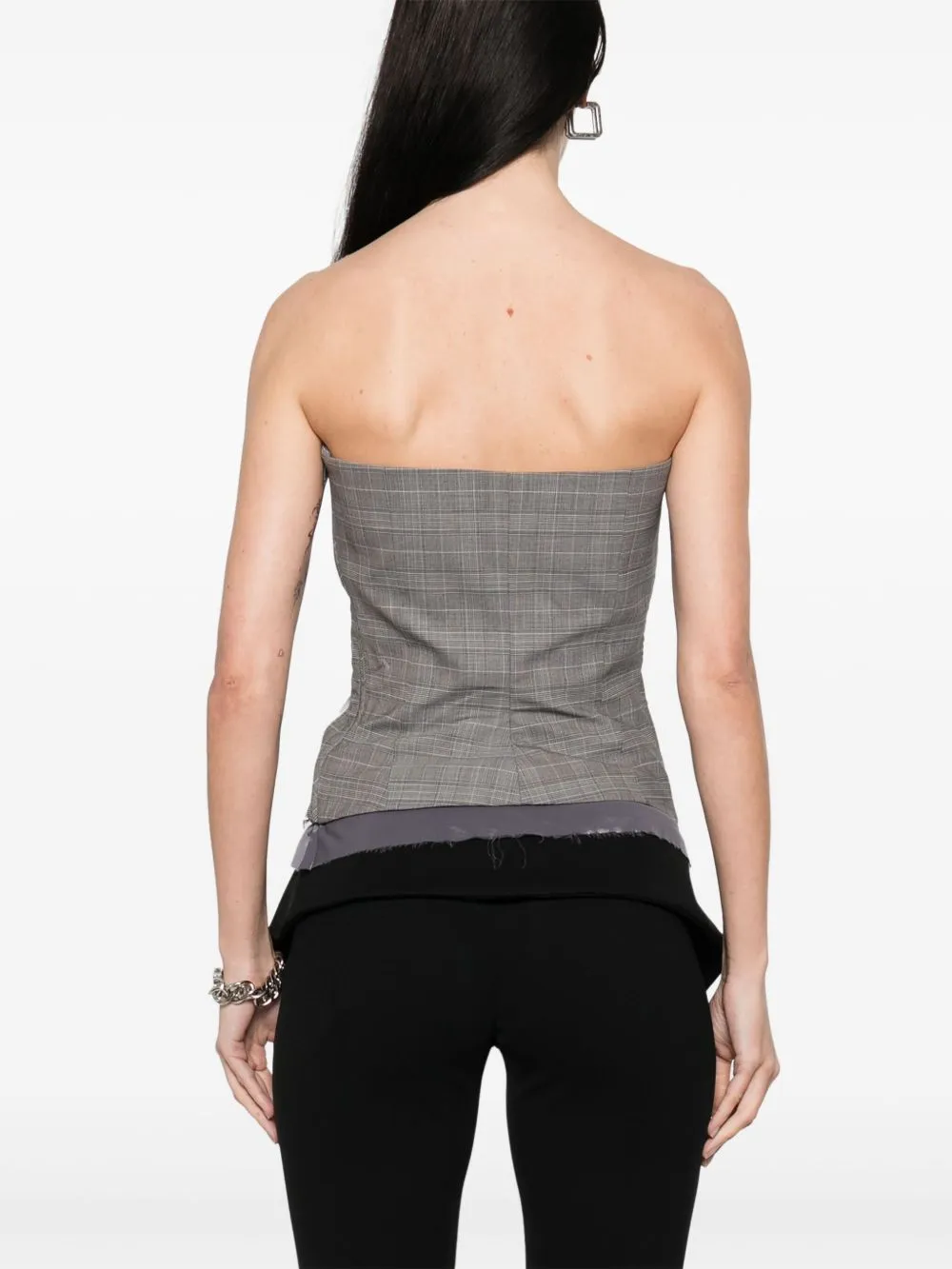 Wool blend corset
