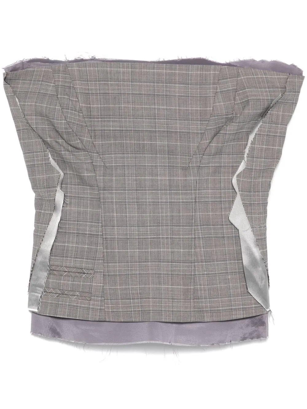 Wool blend corset