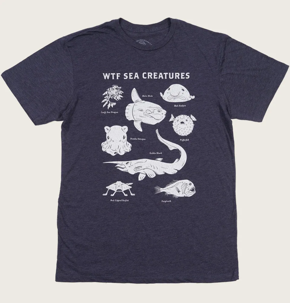WTF SEA CREATURES Unisex T-shirt