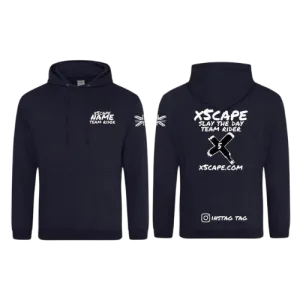 X5CAPE Custom Team Rider Hoodie - Navy