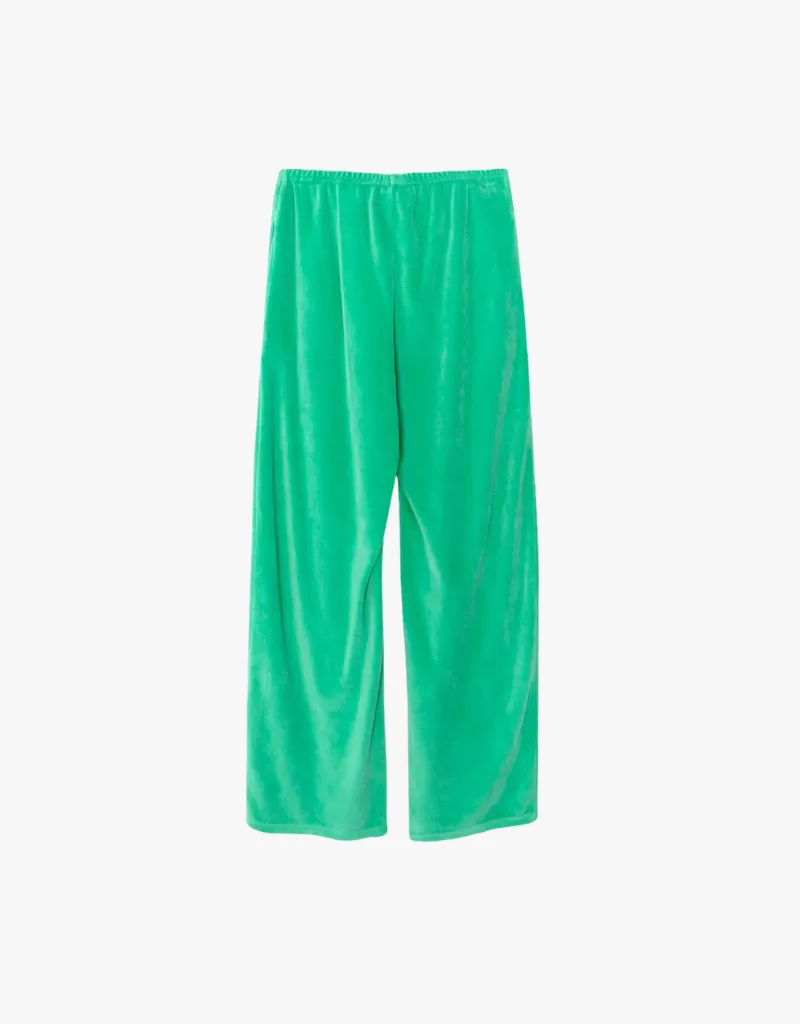 Xirena Mavis Velour Sweatpants in Rolling Green