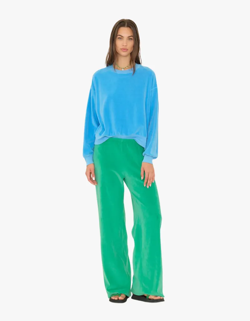 Xirena Mavis Velour Sweatpants in Rolling Green