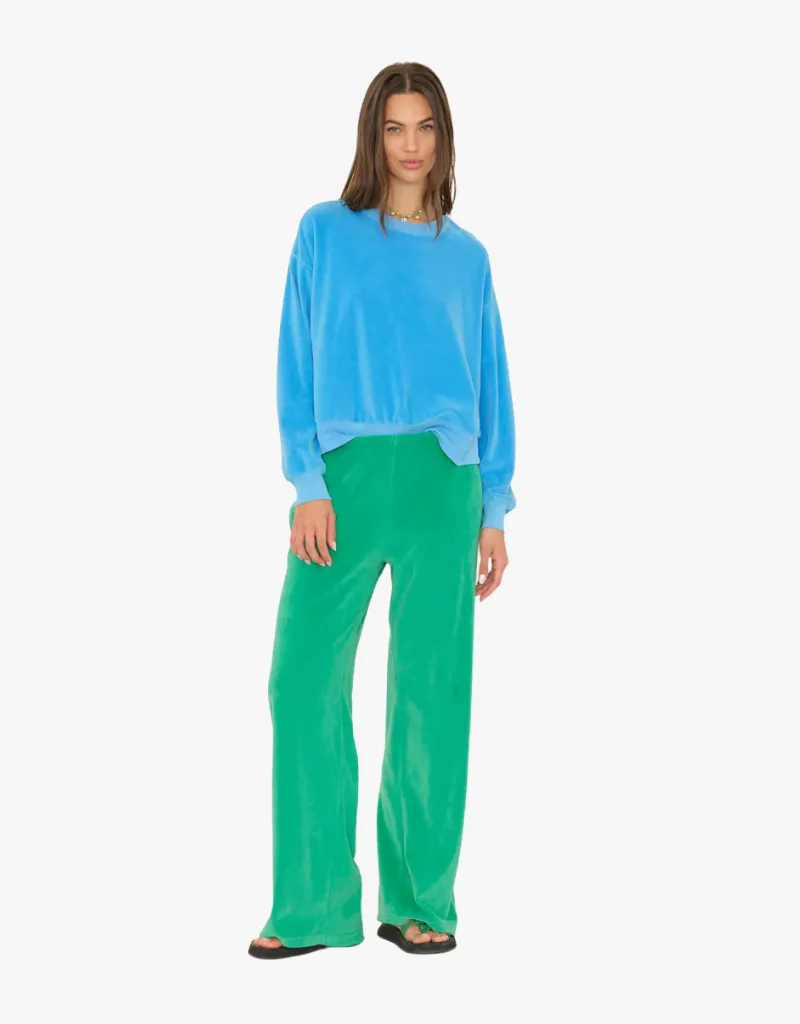 Xirena Mavis Velour Sweatpants in Rolling Green
