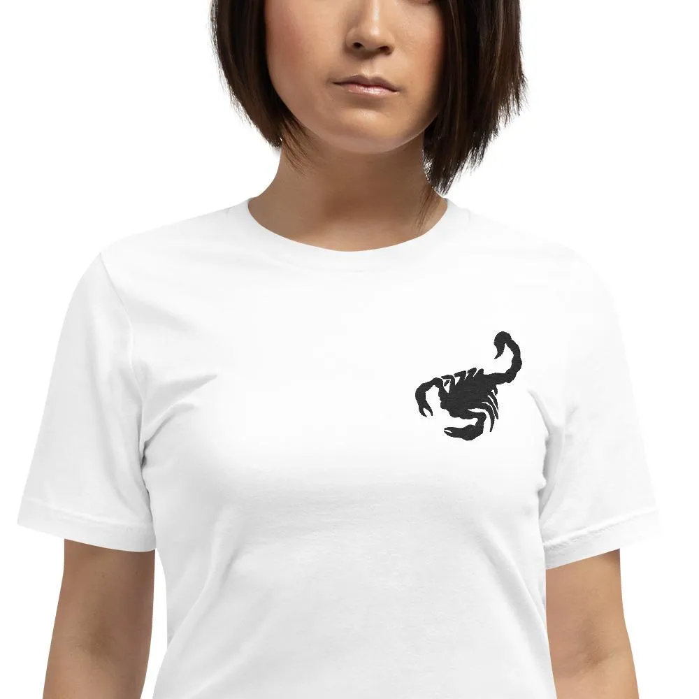 ZODIAC WHITE SHIRT - Sign Symbol Embroidery