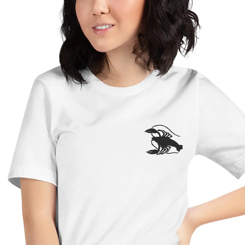 ZODIAC WHITE SHIRT - Sign Symbol Embroidery